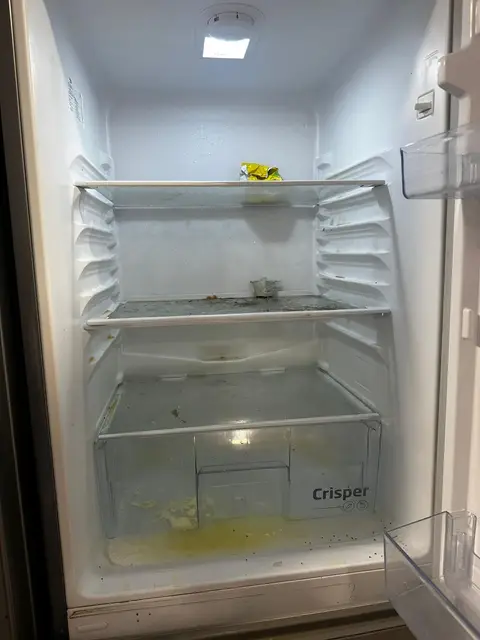 Student Kitchen Fridge Before — Klean Touch commercial cleaning, London