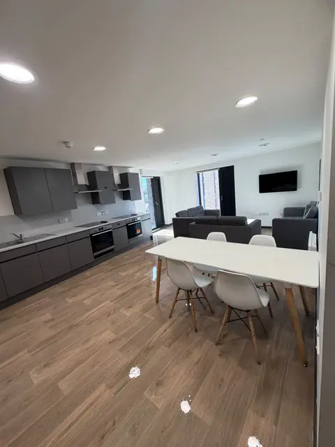 Student Open Plan Kitchen Living After — Klean Touch commercial cleaning, London