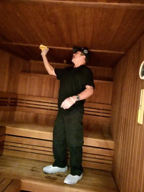 Team Sauna Cleaning — Klean Touch commercial cleaning, London